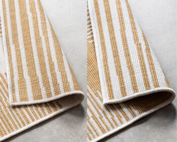 ELLE Decoration, Kusový koberec Gemini 106017 Ochre z kolekcie Elle – na von aj na doma, 200x290, žltá, chodba / predsieň