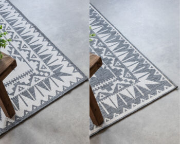 ELLE Decoration, Kusový koberec Gemini 106018 Silver z kolekcie Elle – na von aj na doma, 200x290, šedá, chodba / predsieň