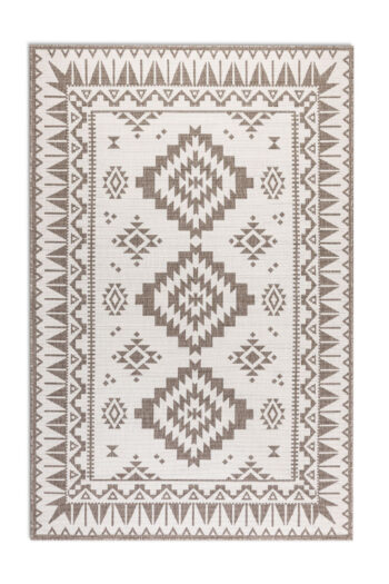 ELLE Decoration, Kusový koberec Gemini 106021 Linen z kolekcie Elle – na von aj na doma, 80x150, béžová, chodba / predsieň