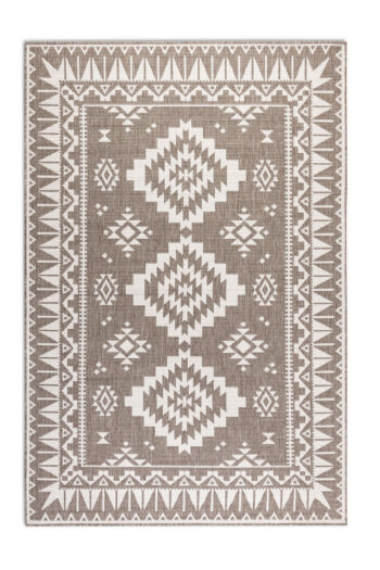 ELLE Decoration, Kusový koberec Gemini 106021 Linen z kolekcie Elle – na von aj na doma, 80x150, béžová, chodba / predsieň
