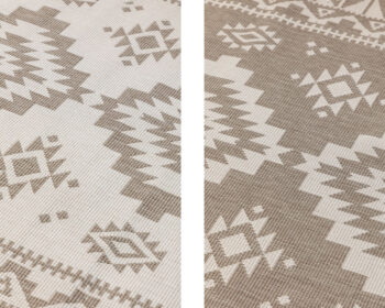 ELLE Decoration, Kusový koberec Gemini 106021 Linen z kolekcie Elle – na von aj na doma, 80x150, béžová, chodba / predsieň