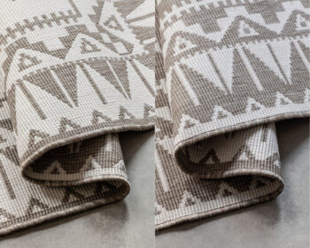 ELLE Decoration, Kusový koberec Gemini 106021 Linen z kolekcie Elle – na von aj na doma, 80x150, béžová, chodba / predsieň