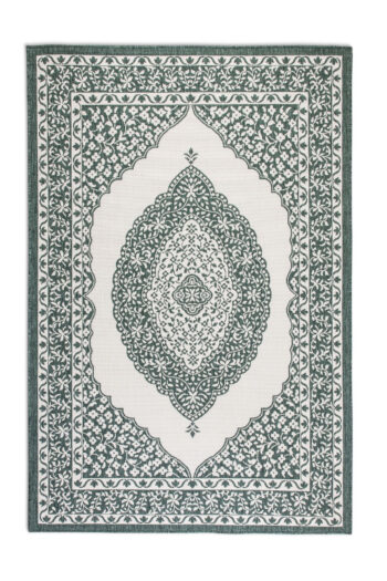 ELLE Decoration, Kusový koberec Gemini 106025 Green z kolekcie Elle – na von aj na doma, 200x290, zelená, chodba / predsieň