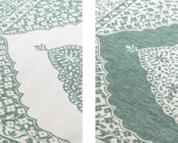 ELLE Decoration, Kusový koberec Gemini 106025 Green z kolekcie Elle – na von aj na doma, 200x290, zelená, chodba / predsieň