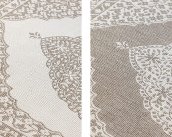 ELLE Decoration, Kusový koberec Gemini 106026 Linen z kolekcie Elle – na von aj na doma, 200x290, béžová, chodba / predsieň