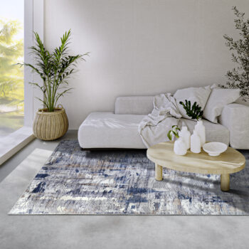 ELLE Decoration, Kusový koberec Imagination New 106035 Dark blue/Beige z kolekcie Elle, 200x290, modrá, obývacia izba