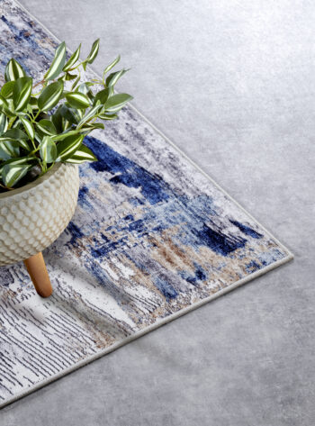 ELLE Decoration, Kusový koberec Imagination New 106035 Dark blue/Beige z kolekcie Elle, 80x150, modrá, obývacia izba