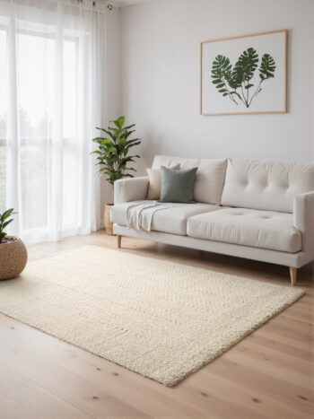 ELLE Decoration, Kusový koberec Majoli 106238 White, 120x170, biela, chodba / predsieň