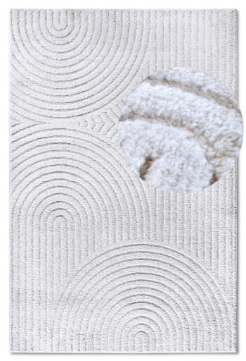 ELLE Decoration, Kusový koberec New York 106203 White, 120x170, biela, chodba / predsieň