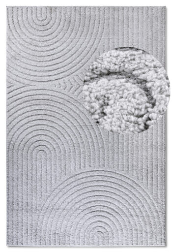 ELLE Decoration, Kusový koberec New York 106205 Light Grey, 80x120, šedá, obývacia izba