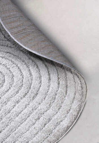 ELLE Decoration, Kusový koberec New York 106205 Light Grey kruh, 200x200 (priemer) kruh, šedá, obývacia izba