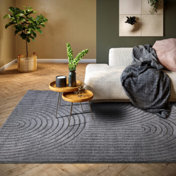 ELLE Decoration, Kusový koberec New York 106206 Anthracite, 80x120, šedá, chodba / predsieň