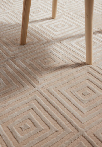 ELLE Decoration, Kusový koberec Perles 106183 Cream Beige z kolekcie Elle, 120x170, béžová, obývacia izba