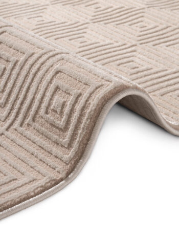 ELLE Decoration, Kusový koberec Perles 106183 Cream Beige z kolekcie Elle, 120x170, béžová, obývacia izba