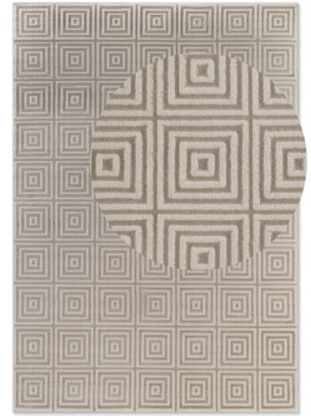 ELLE Decoration, Kusový koberec Perles 106184 White Cream z kolekcie Elle, 120x170, béžová, obývacia izba