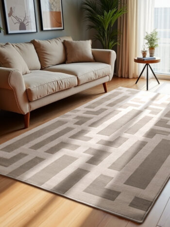 ELLE Decoration, Kusový koberec Perles 106188 Cream z kolekcie Elle, 160x235, béžová, obývacia izba