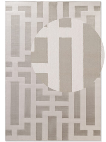 ELLE Decoration, Kusový koberec Perles 106188 Cream z kolekcie Elle, 200x280, béžová, obývacia izba