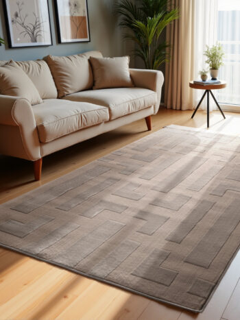 ELLE Decoration, Kusový koberec Perles 106189 Beige Cream z kolekcie Elle, 200x280, béžová, obývacia izba