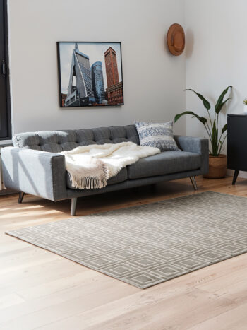 ELLE Decoration, Kusový koberec Perles 106190 Cream Grey z kolekcie Elle, 200x280, šedá, obývacia izba