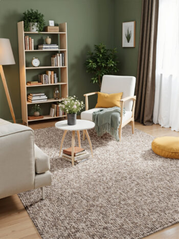 ELLE Decoration, Kusový koberec Tundra 106229 Taupe z kolekcie Elle, 200x290, hnedá, obývacia izba