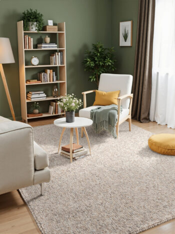 ELLE Decoration, Kusový koberec Tundra 106230 Cream z kolekcie Elle, 200x290, béžová, obývacia izba
