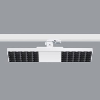 ERCO Jilly 230V BT 15 W oval wide 830 biela/čierna