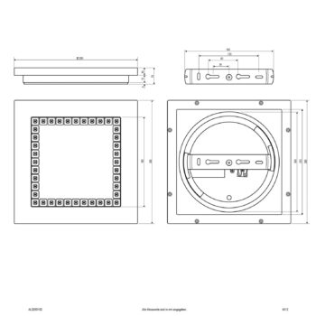 EVN ALQ LED panel biely 12W 25x25cm 3000K