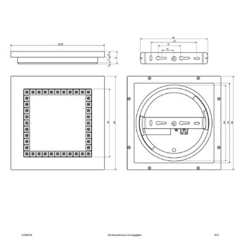 EVN ALQ LED panel biely 12W 25x25cm 4000K