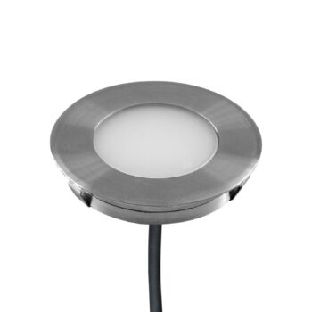 EVN L67101002 Zapustené podlahové svetlo, Ø 6 cm, 3 000 K