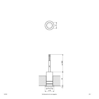 EVN LD3102 zapustené 12V IP68 Ø1,8cm 0,2W 830