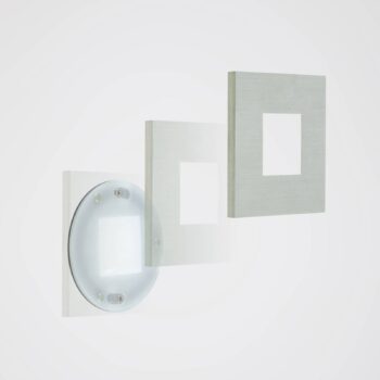 EVN LQ230 LED svietidlo na montáž do steny, priama, nerezová oceľ