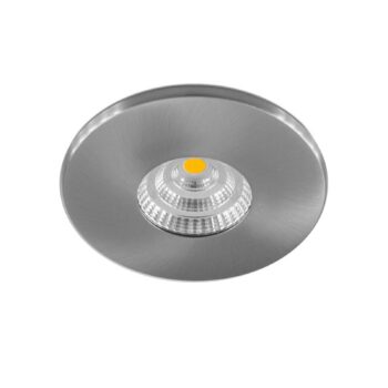 EVN Magneto LED stropné svietidlo IP44 vzhľad nerezovej ocele