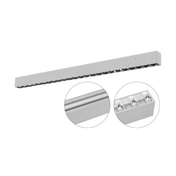 EVN Munus, up-&downlight, 4 000K, strieborná