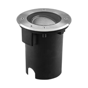 EVN Pentola LED nájazdové svietidlá Ø 18cm nerezová oceľ