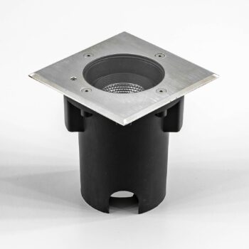 EVN Pentola vstavaná lampa z nehrdzavejúcej ocele 13,5x13,5 3.000K