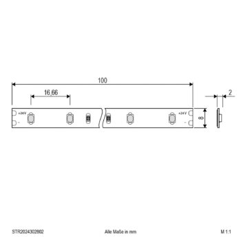 EVN STR2024 LED pásik IP20 5 m 24W 3 000 K