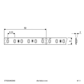 EVN STR2024 LED pásik IP20 5 m 48W 4 000K