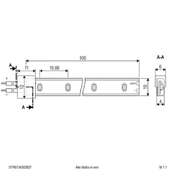EVN STR6724 LED pásik IP67 5m 24W 2 700K