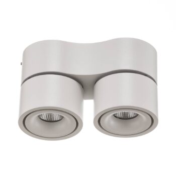 Egger Clippo S Duo stropné LED, biele, 3 000 K