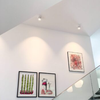 Egger Clippo stropné LED svietidlo biele 3 000 K