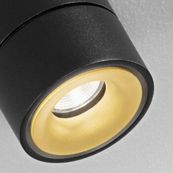 Egger DLS LED reflektor Clippo Duo, čierno-zlatý, 2 700 K