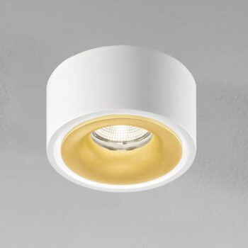 Egger DLS LED reflektor Clippo EP, bielo-zlatý, 2 700 K
