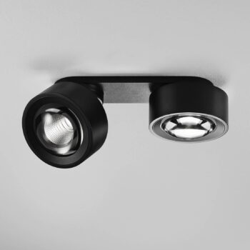 Egger DLS LED reflektor Clippo Optic Duo, čierna/čierna, DTW