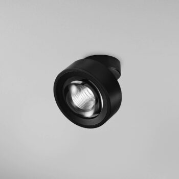 Egger DLS LED reflektor Clippo Optic, čierny/čierny, Ø12cm, DTW