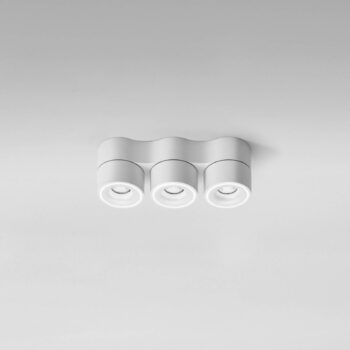 Egger DLS LED reflektor Clippo Trio, 3-plameňový, biely, stmievateľný