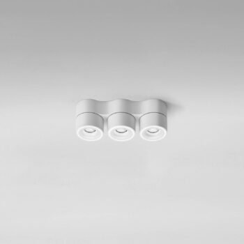 Egger DLS LED reflektor Clippo Trio, biely, stmievateľný DALI