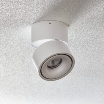 Egger DLS LED reflektor Clippo, biely, 2 700 K, stmievateľný