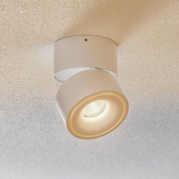 Egger DLS LED reflektor Clippo, biely, 2 700 K, stmievateľný