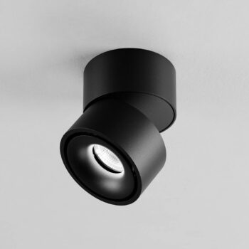Egger DLS LED reflektor Clippo čierny/čierny Ø 10 cm DALI DTW
