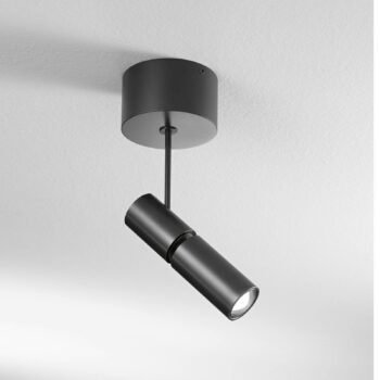 Egger DLS LED reflektor Zooom XL, povrchová montáž, 2 700 K, čierny